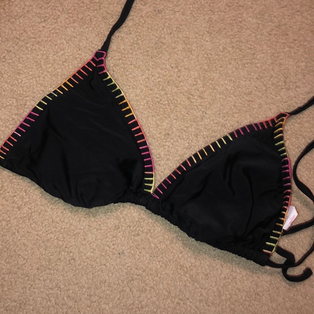 BLACK RAINBOW 🌈 🖤 BIKINI TOP